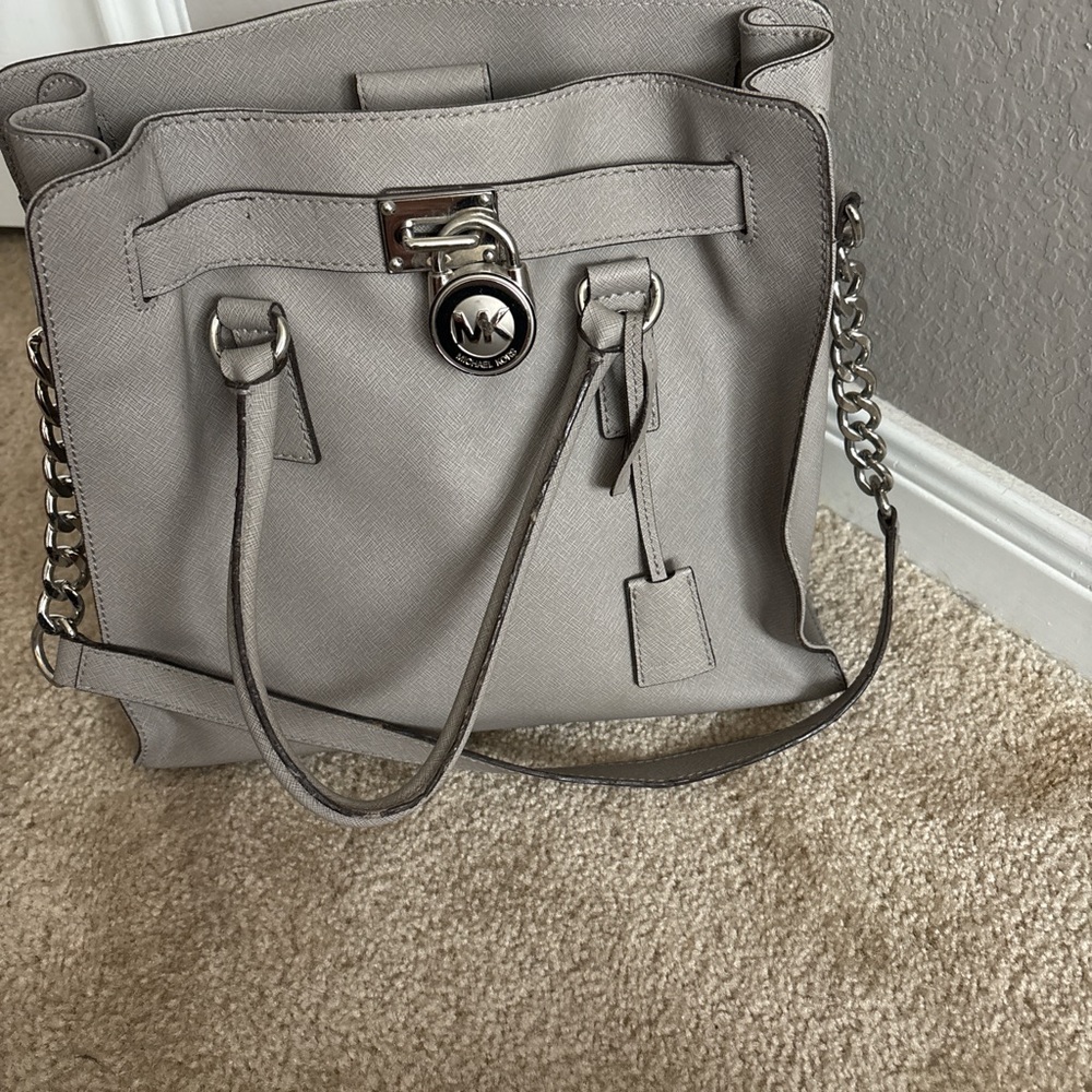 Michael Kors Silver Shoulder Bag